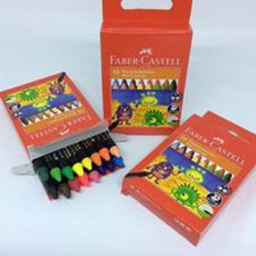 Faber Castell 16 Wax Crayon Premium Atau Alat Menggambar Anak